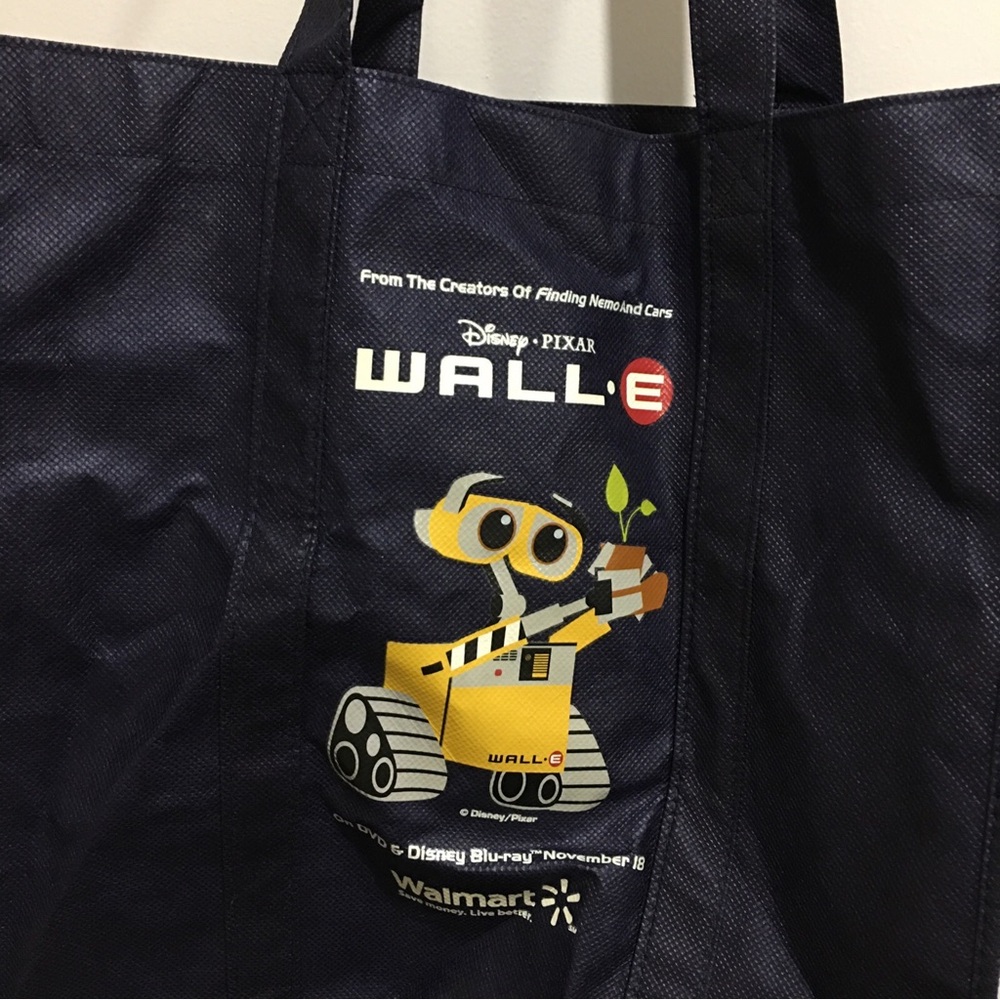 Vintage Disney Pixar Wall-E Wal-Mart Tote Bag - Picture 2 of 6